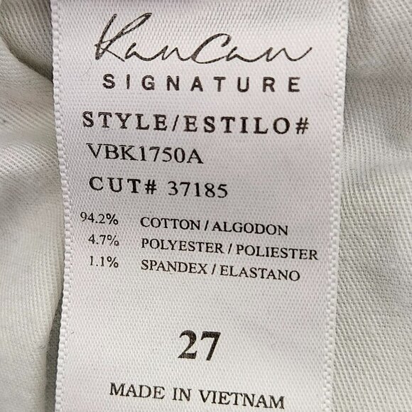 KanCan Signature Kurvy Ultra High Ankle Jean Arya Wash 27 VBK1750A - Picture 12 of 13